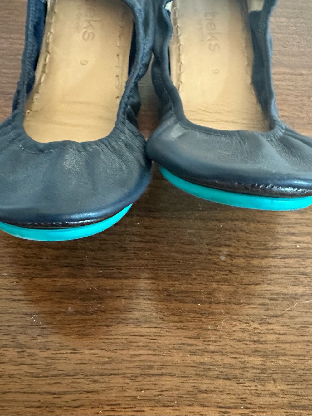 Tieks ballet flats, California navy, us size 9 - Picture 2 of 5